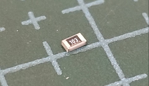 COMPONENTE  CARBON FILM RESISTOR SMD  10K 080